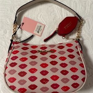 Juicy Couture Sealed With A Kiss Hobo Bag Color Crystal Multi
